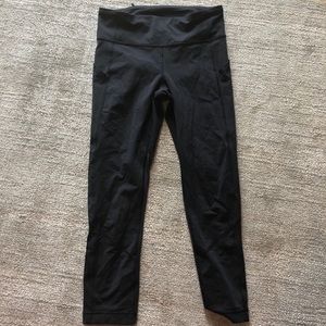 Lululemon Pace Rival Crop Black Legging 22”